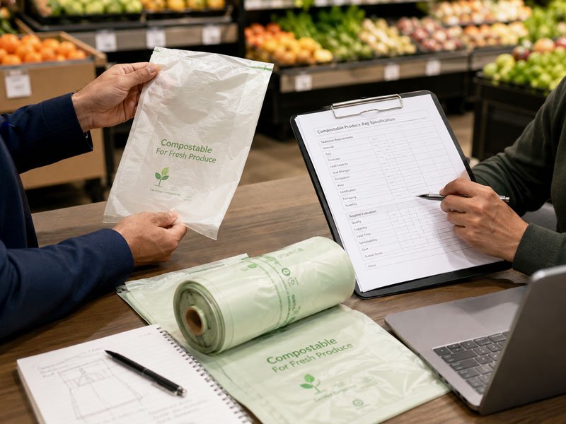 How to Specify Compostable Produce Bags for Supermarkets 1 Compostable Produce Bags for Supermarkets