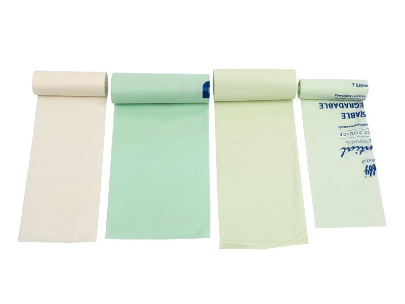 Flat-top garbage bags