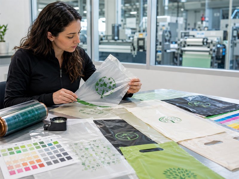 Flexographic Printing for Compostable Bags