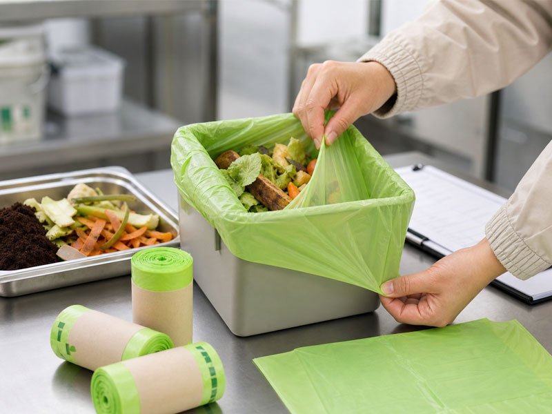 compostable bags for food waste​