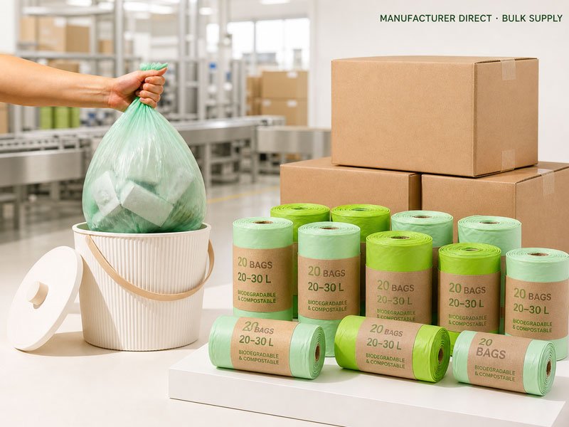 compostable trash bags small