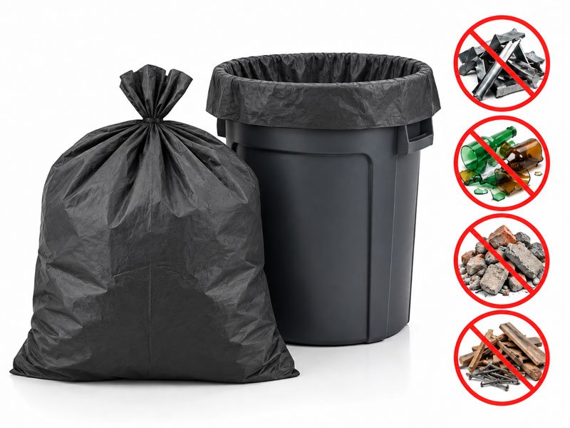 55-Gallon Compostable Black Liners