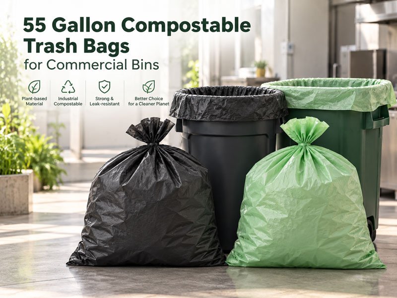55 Gallon Compostable Trash Bags