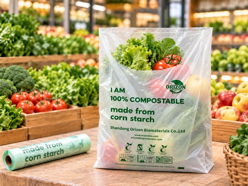 Custom Compostable Produce Bags